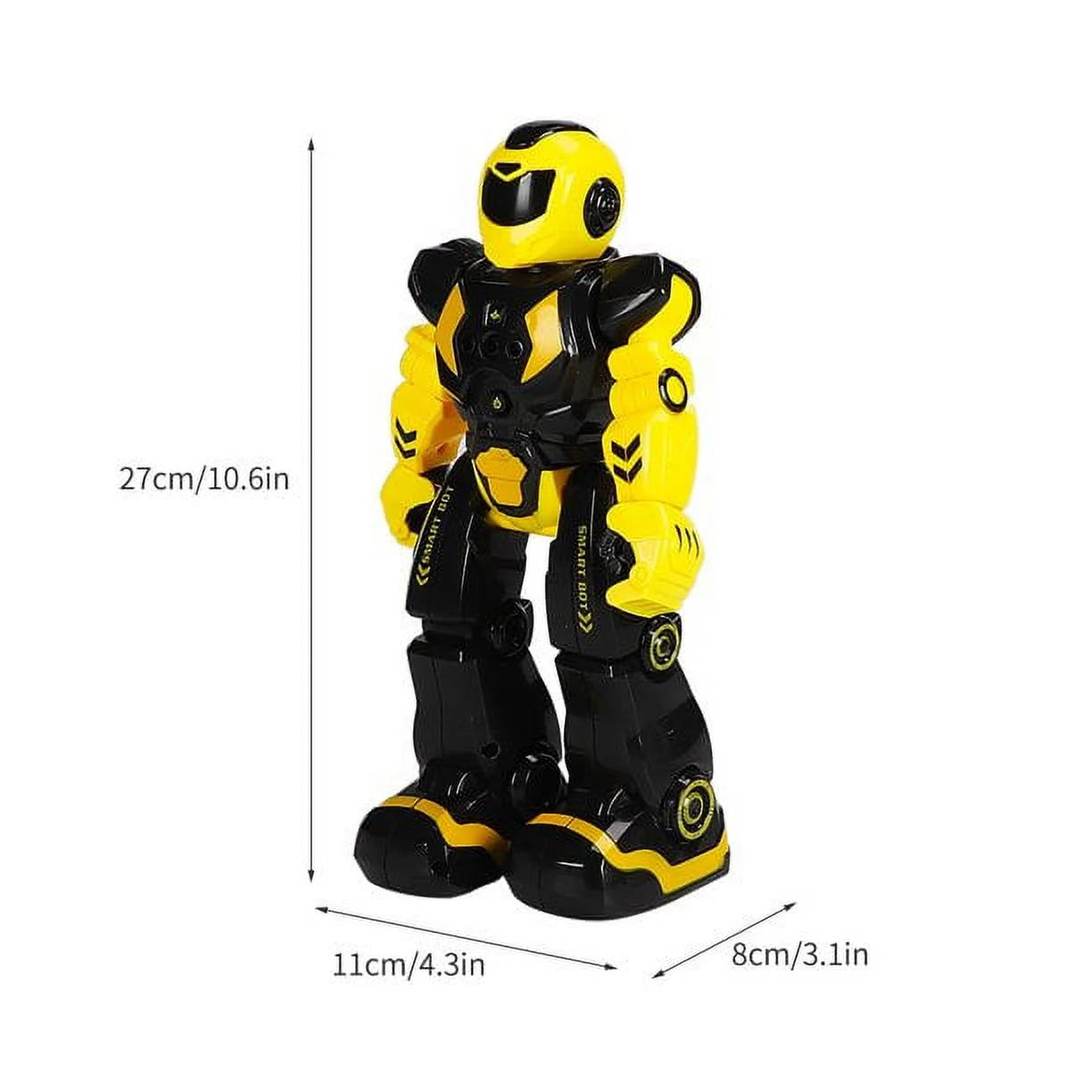 RC Robot Toys for Kid, Intelligent Programmable Robot with Infrared Controller, Dancing, Singing, Moonwalking and LED Eyes, Smart Gesture Sensing Educational Learning for Kids Aged 8+