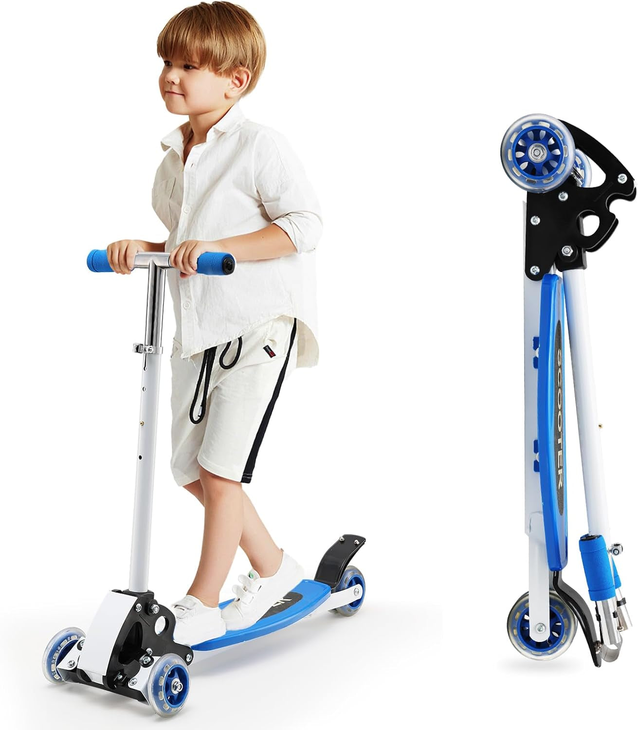 Kids Kick Scooter, 3 Wheel Scooter for Kids Ages 8-12