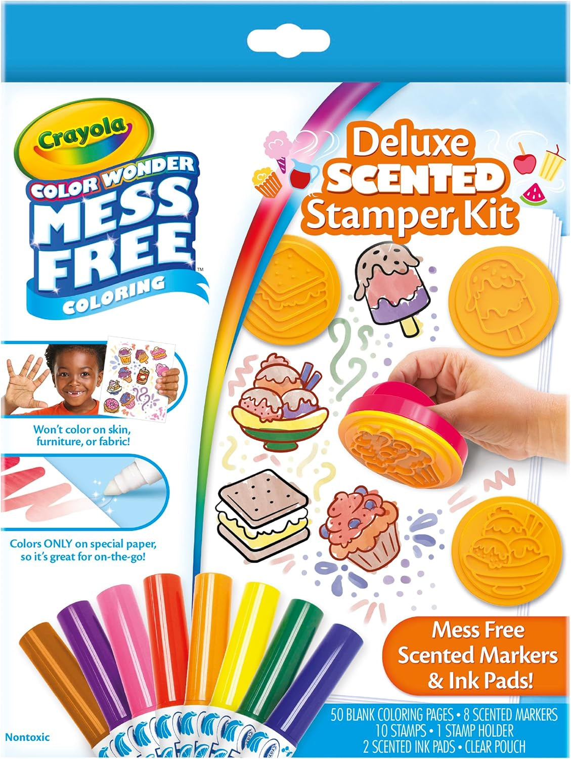 Crayola Color Wonder Magic Light Brush, Mess Free Painting Station for Kids, Gift for Kids, Toddler Toys & Activities, Ages 3, 4, 5