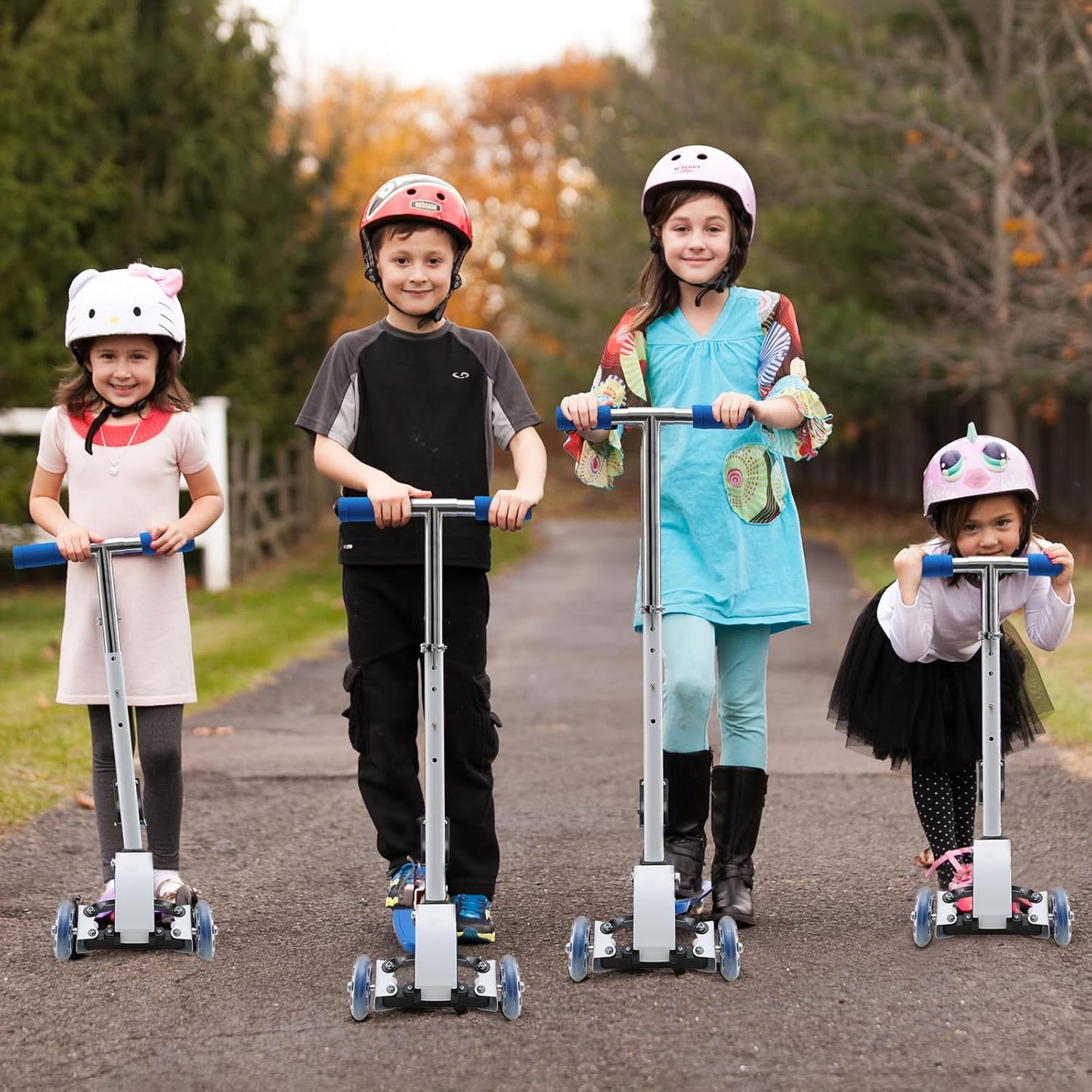 Kids Kick Scooter, 3 Wheel Scooter for Kids Ages 8-12