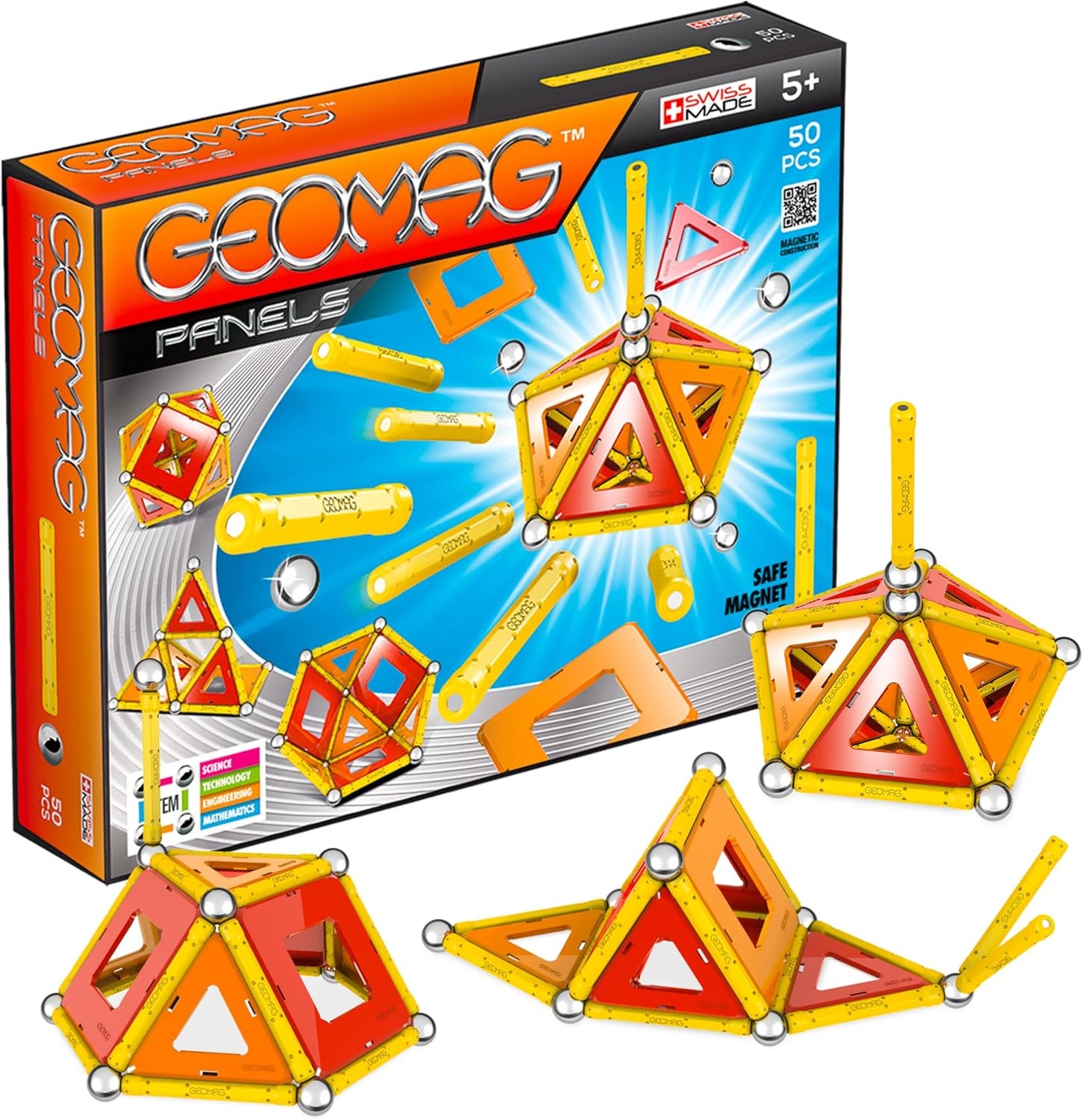 GEOMAG Magnetic Building Set | STEM-Endorsed Educational Toy for Ages 5+ | Swiss-Made 32-Piece Creativity and Learning Kit