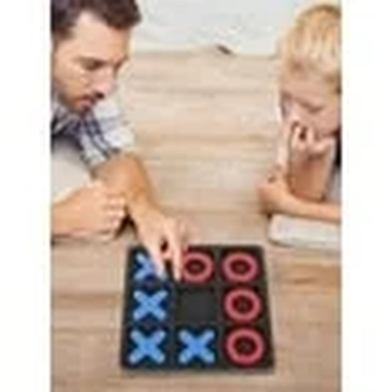Tic Tac Toe Board Game 5 91 X 5 91 Table Game Resin Board Game Early Education Toys 2 Players Portable Tabletop Board Game for Family Adults and Kids
