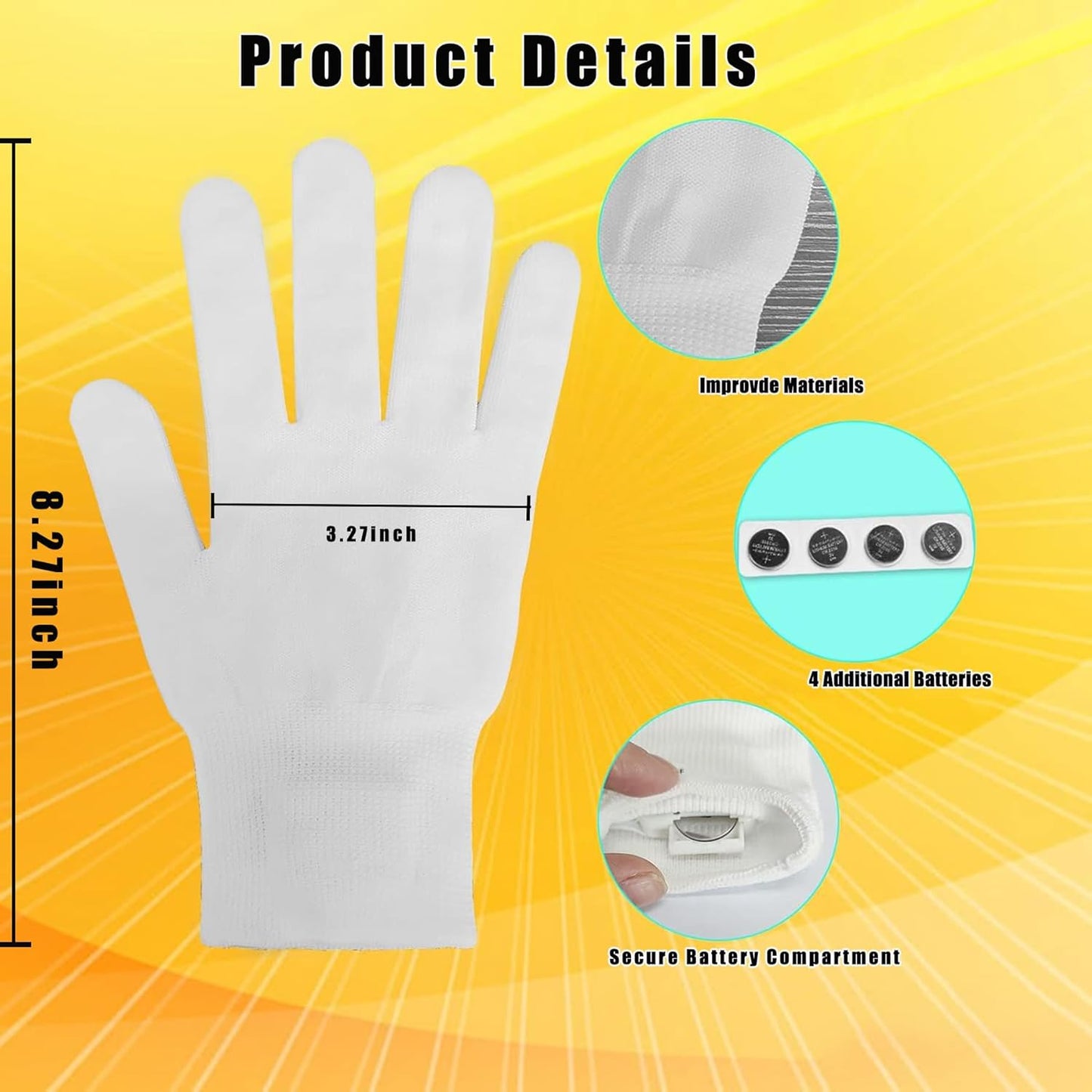 Toys for Ages 8-13 LED Gloves Toys for Boys Age 8-10 Light up Gloves, Light up for Kids Birthday Easter Gift Cool Fun Toys for 8-13 Year Old