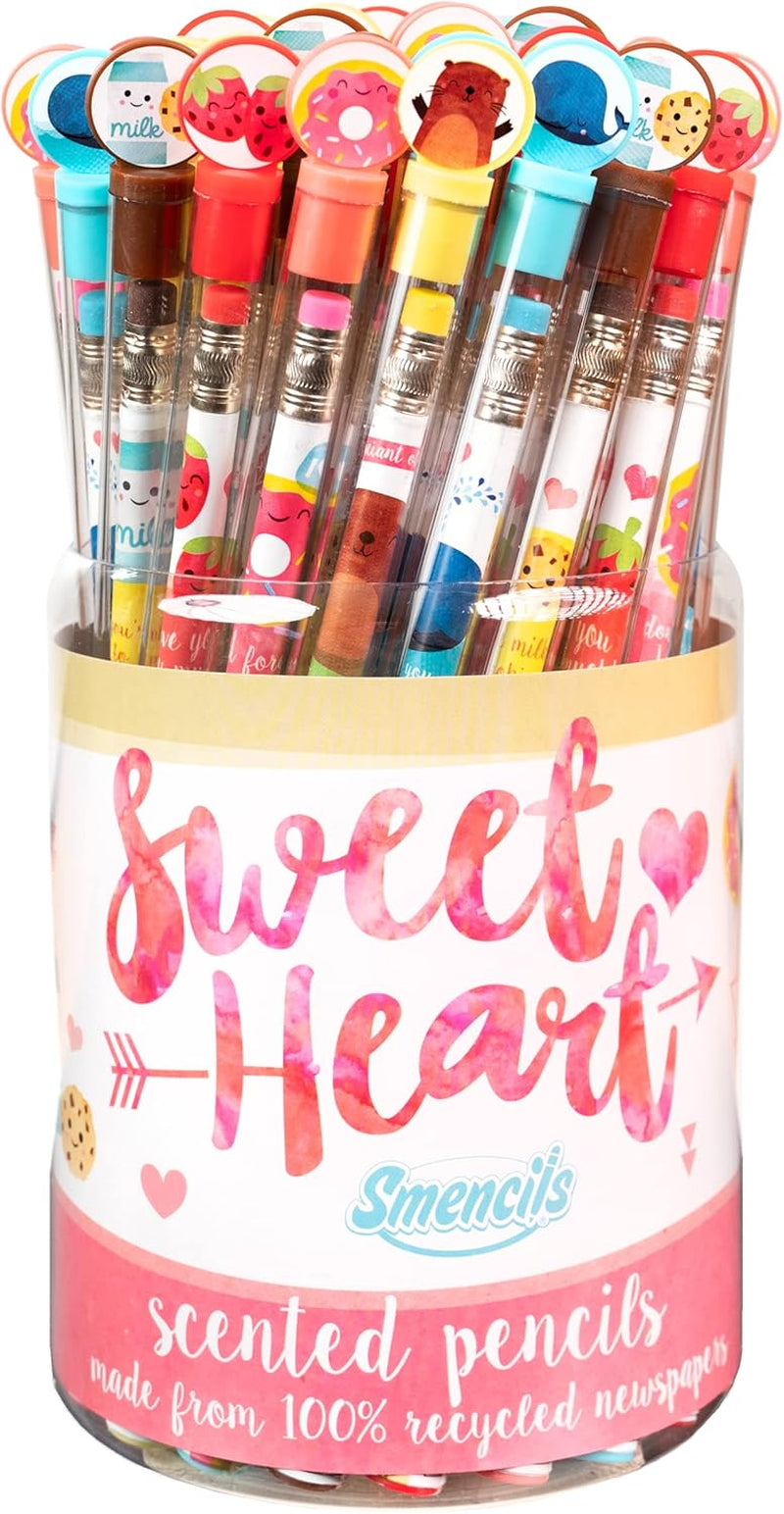 Graphite Smencils Cylinder - HB #2 Scented Pencils, 50 Count, Gifts for Kids, Party Favors, Classroom Rewards