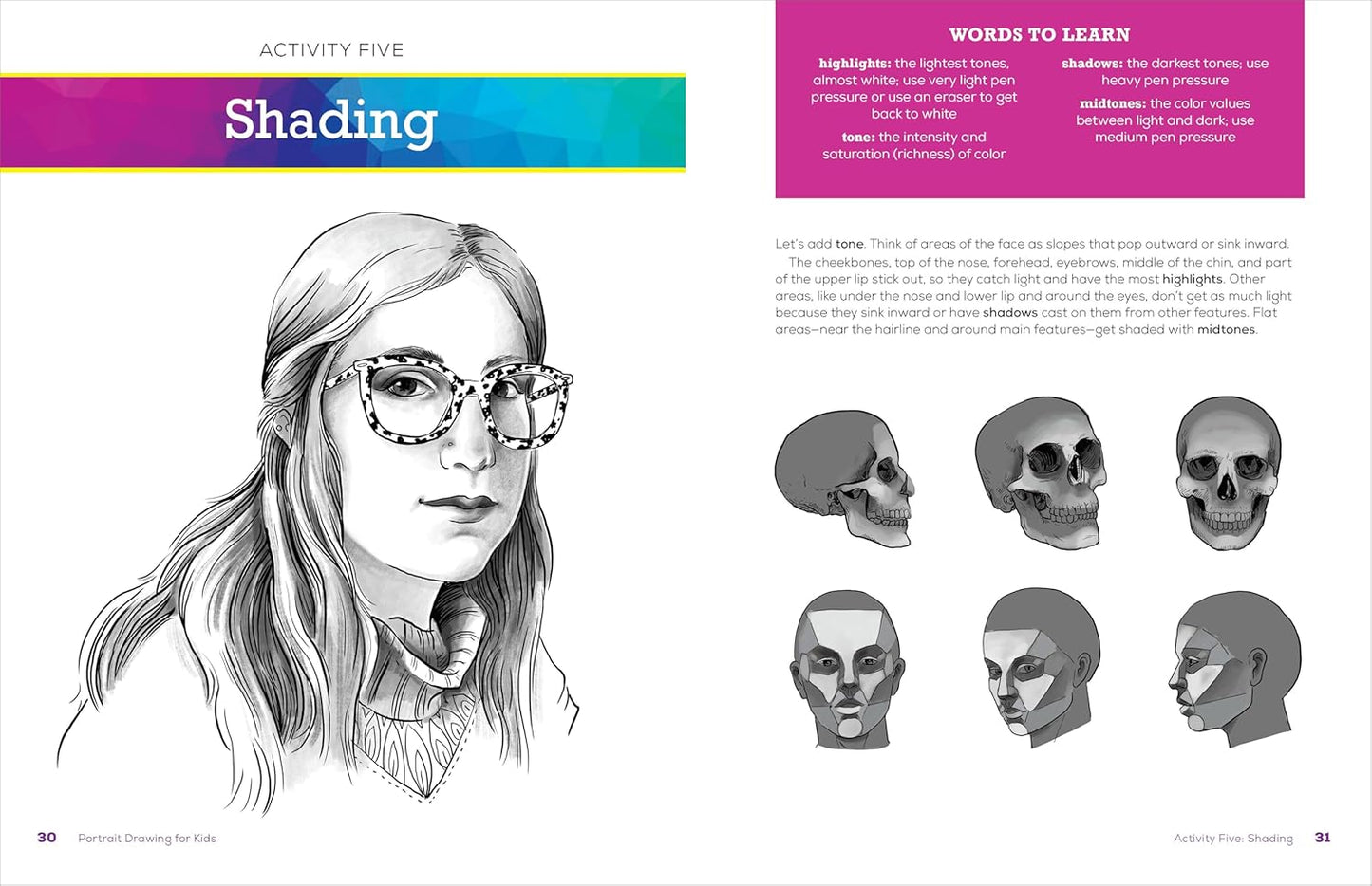 Portrait Drawing for Kids: a Step-By-Step Guide to Drawing Faces (Drawing Books for Kids Ages 9 to 12)