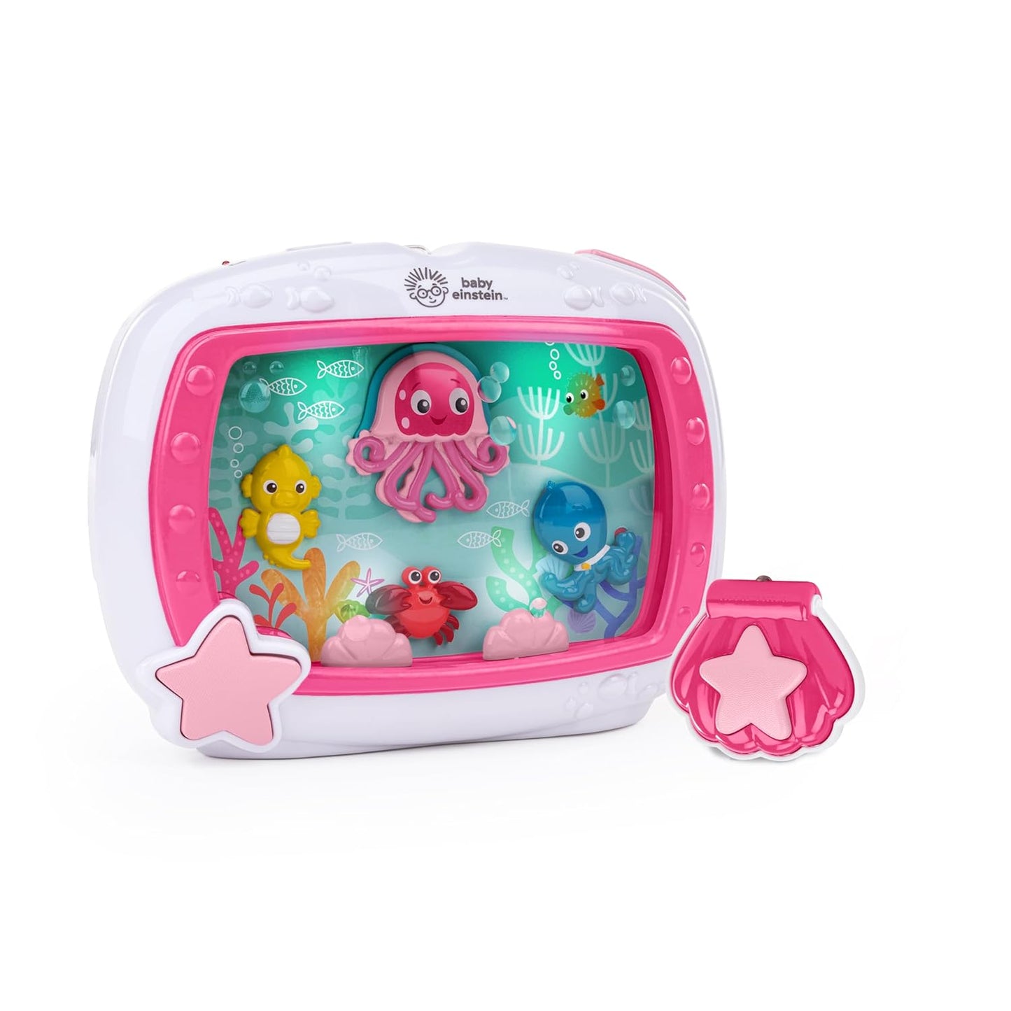 Baby Einstein Sea Dreams Soother Musical Crib Toy and Sound Machine, Newborn and Up