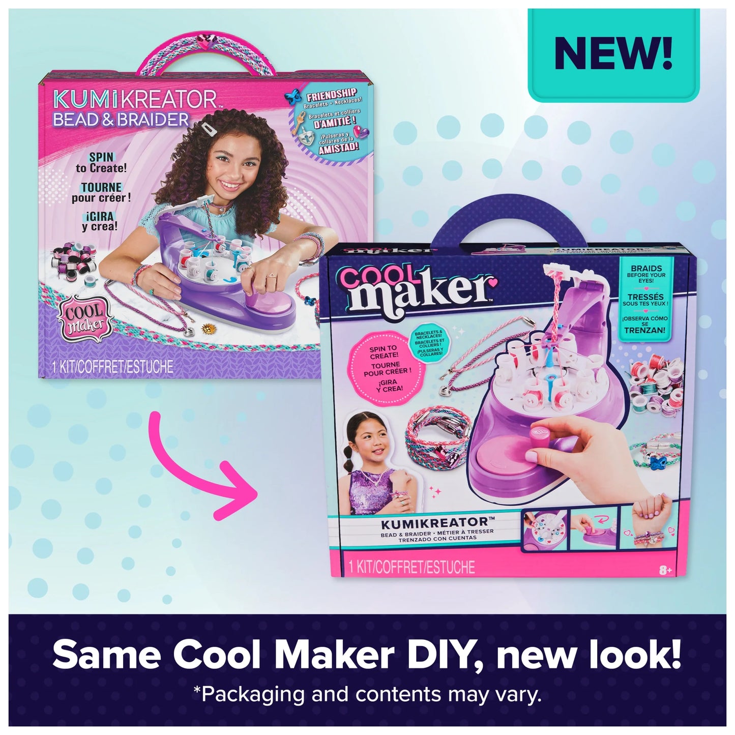 Kumikreator Bead & Braider Necklace and Bracelet Making Kit