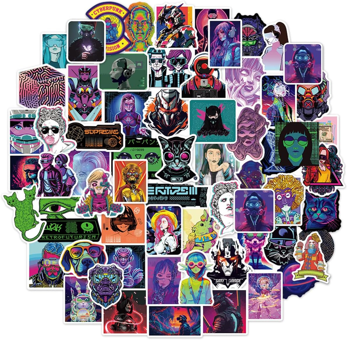 QTL Glow-in-the-Dark Wall Stickers for Kids' Bedrooms - 30-Piece Decorative Set