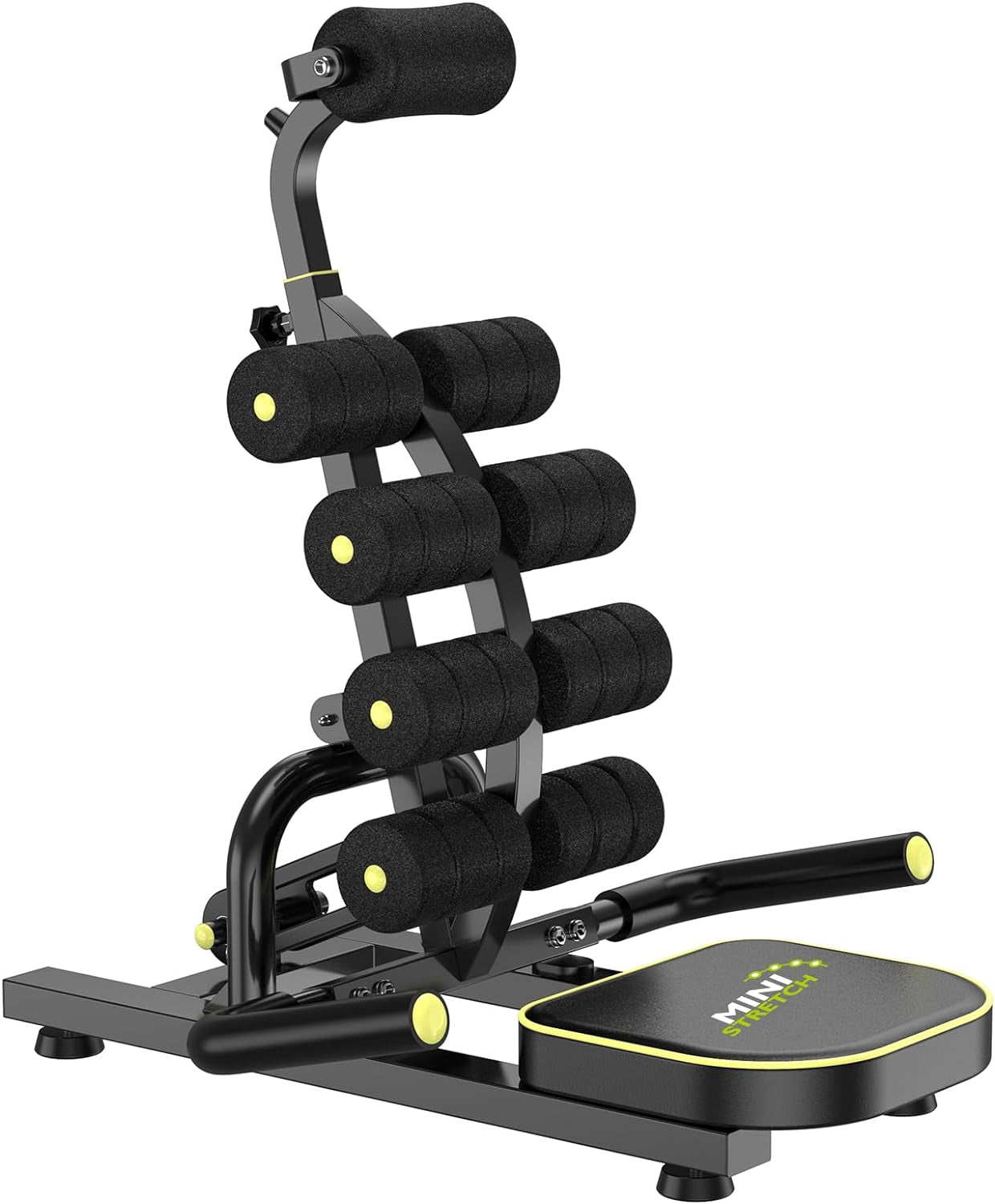 Mini Inversion Table by Mini Stretch - Effective Back Pain Relief, Spine Realignment, and Back/Neck Stretching with 330 lbs Weight Capacity and Compact Foldable Design