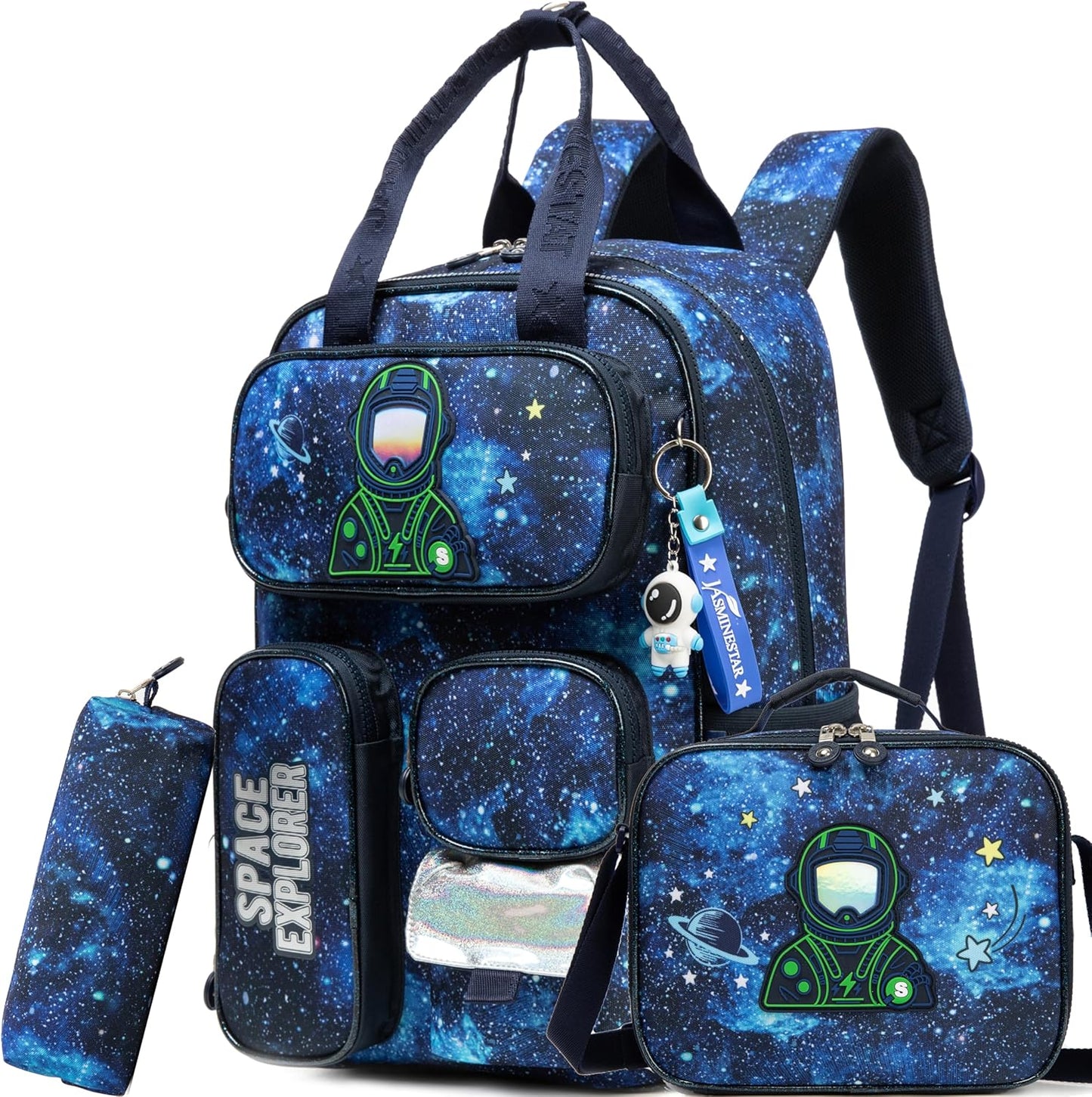 Kids School Backpacks for Girls Backpack with Lunch Bag for Elmentary Students Kids Travel Bookbag for Girls Age 6-12