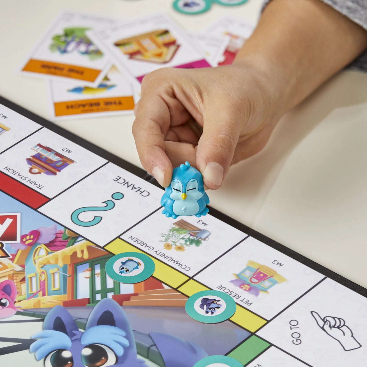 Junior Board Game, 2-Sided Gameboard, 2 Games in 1, Game for Ages 4+