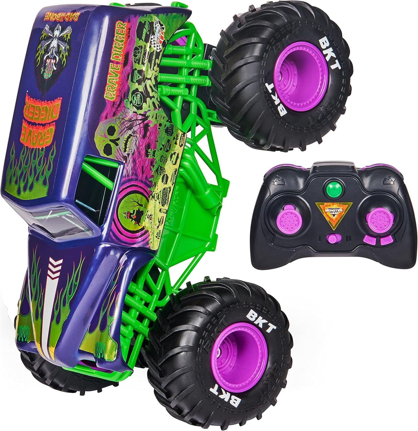 Monster Jam, Official Megalodon Storm All-Terrain Remote Control Monster Truck for Boys and Girls, 1:15 Scale, Kids Toys for Ages 4-6+