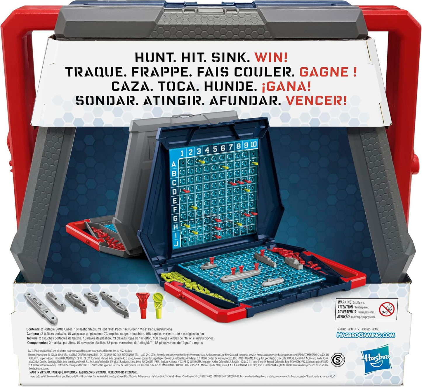 Battleship Classic Board Game | Strategy Games for Kids and Adults | Ages 7+ | 2 Players | Fun Kids Games | Family Games