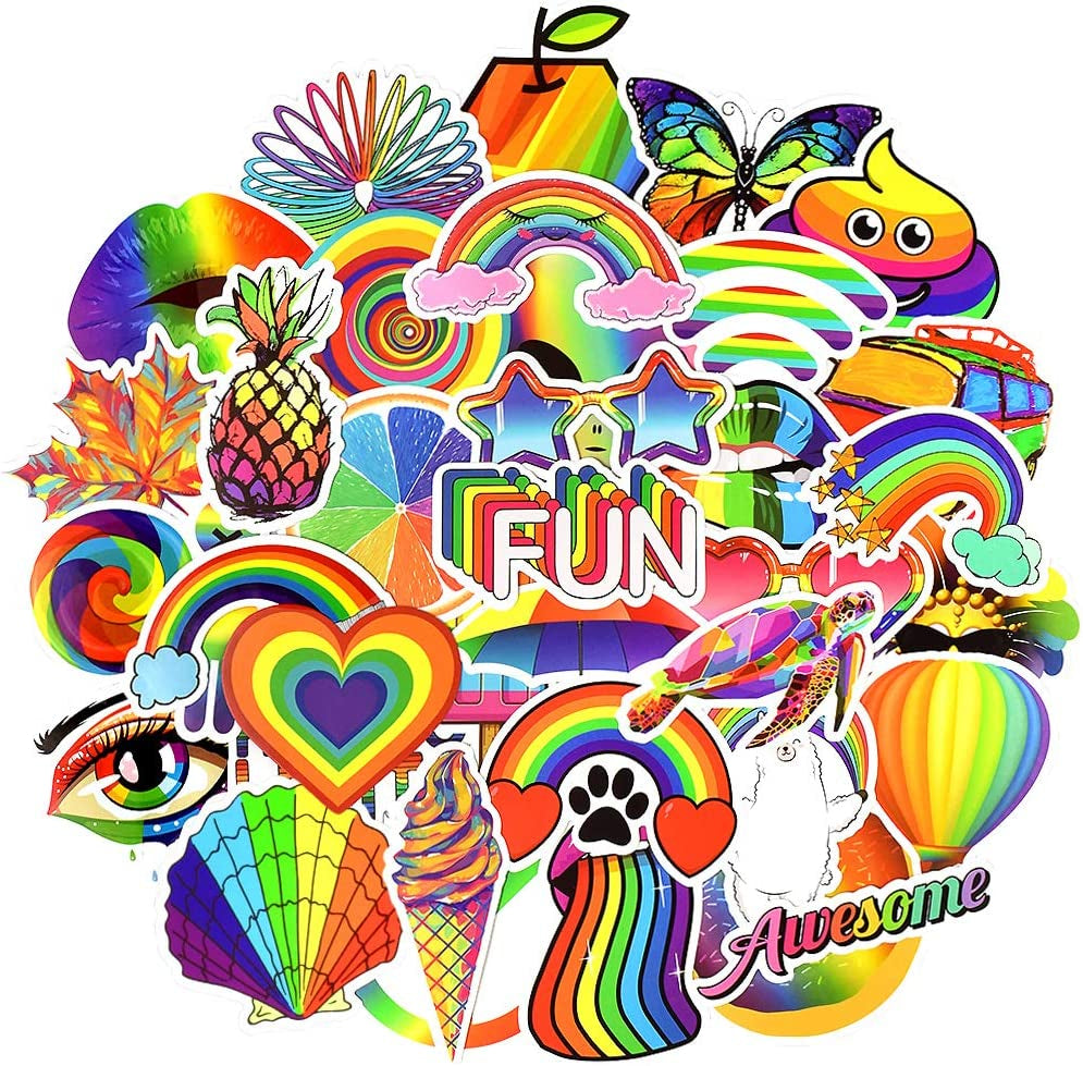 QTL Glow-in-the-Dark Wall Stickers for Kids' Bedrooms - 30-Piece Decorative Set