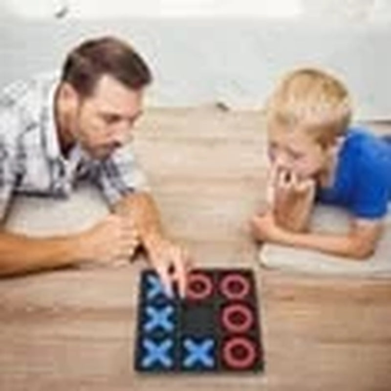 Tic Tac Toe Board Game 5 91 X 5 91 Table Game Resin Board Game Early Education Toys 2 Players Portable Tabletop Board Game for Family Adults and Kids