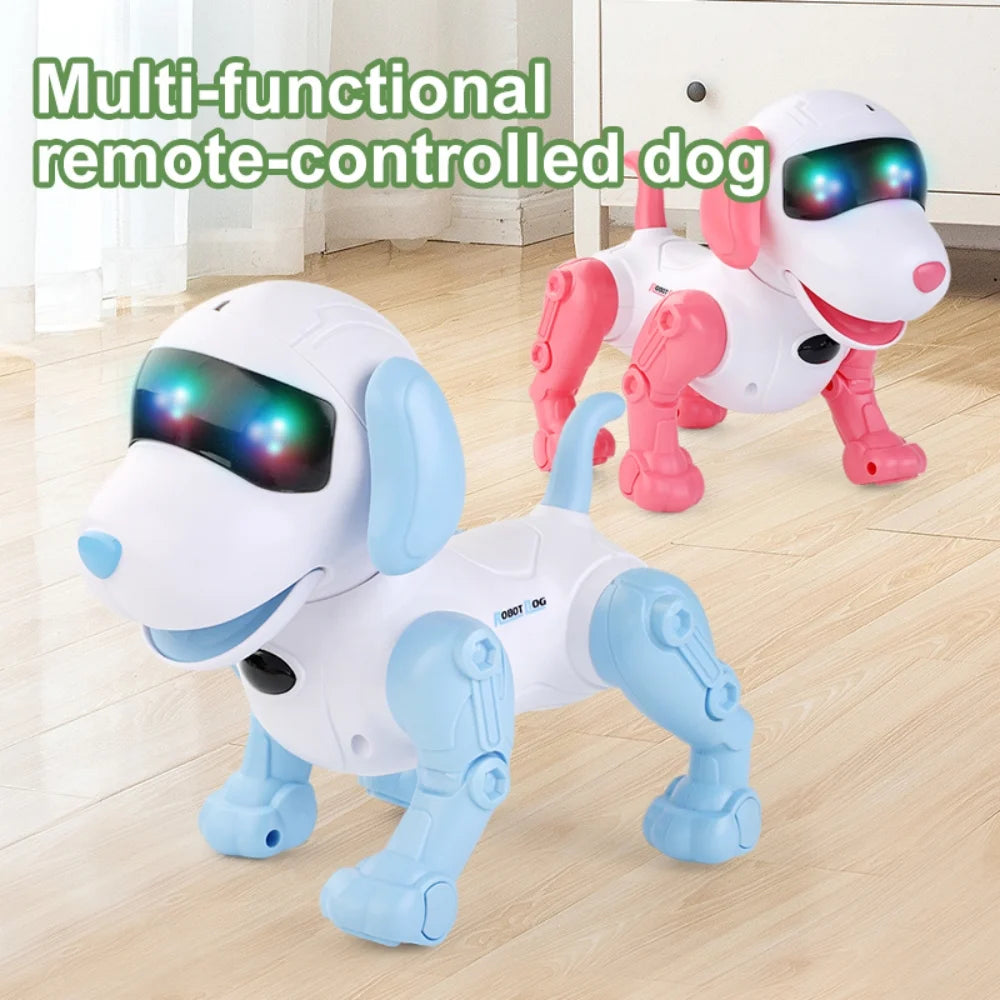 Robot Dog RC Robot Toys for Kids, Programming Singing Dancing Remote Control Smart Robot for Boys Girls Ages 3+ Birthday Christmas Gift