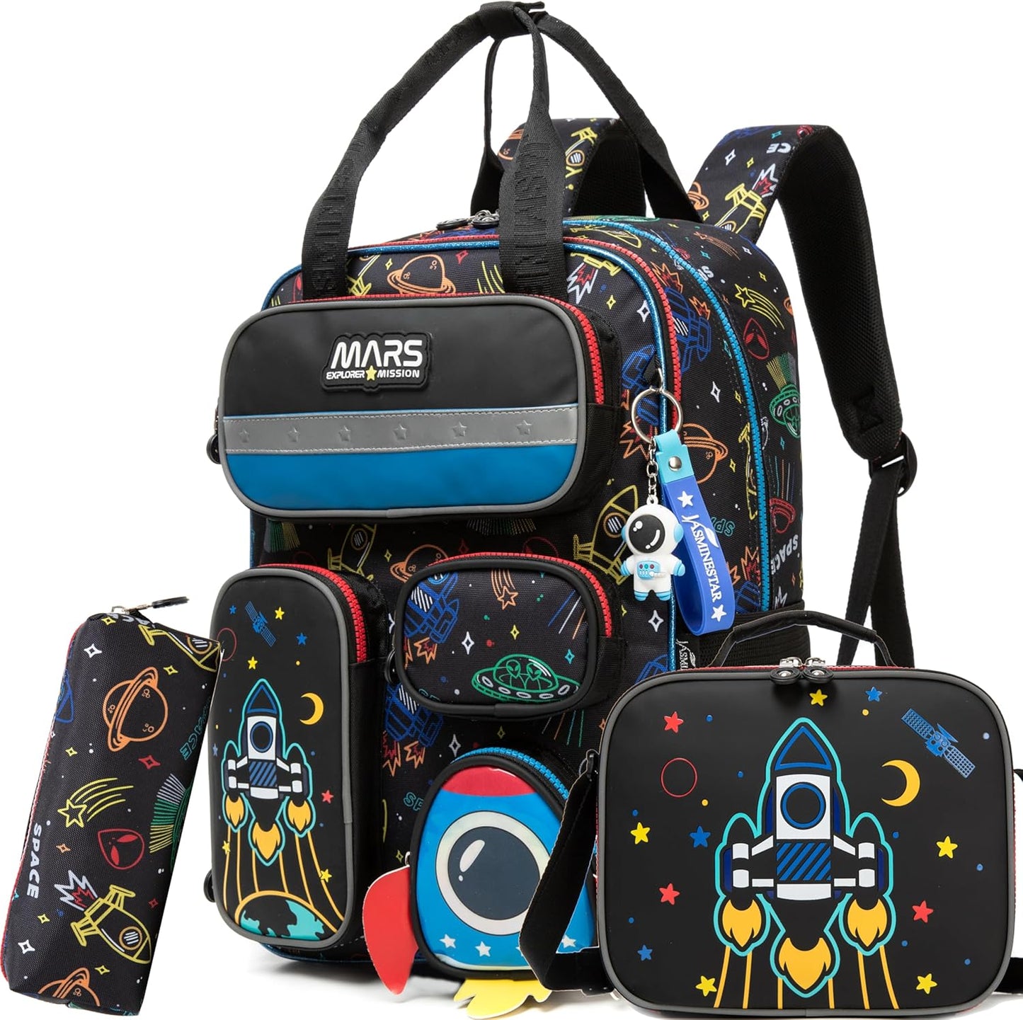 Kids School Backpacks for Girls Backpack with Lunch Bag for Elmentary Students Kids Travel Bookbag for Girls Age 6-12