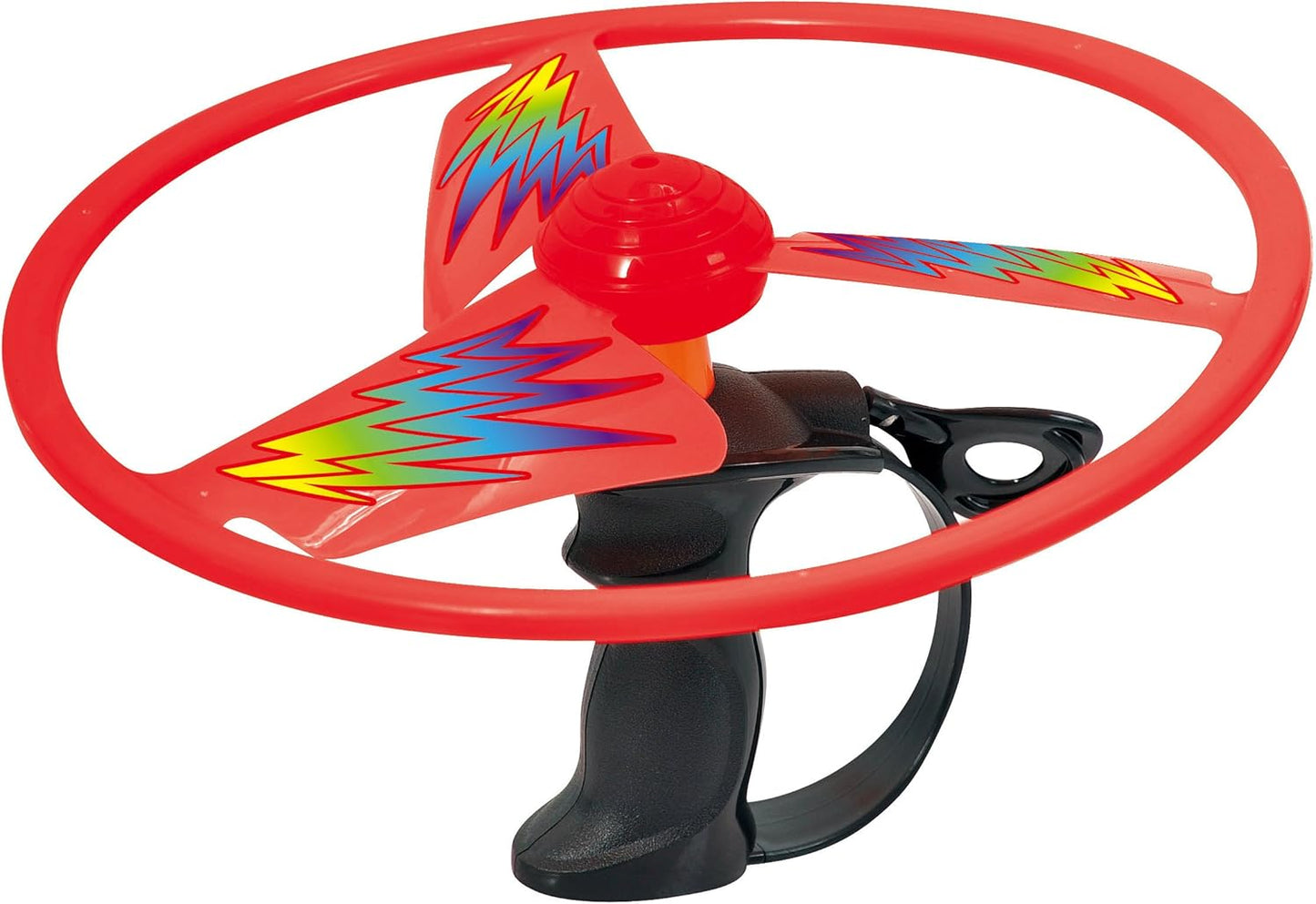 Discovery Toys Sky Spin Aerial Disc Launcher with Dual Large Wings | STEM Educational Toy for Early Childhood Development Ages 6 and Up | Ideal Summer Activity