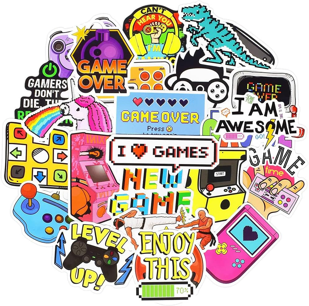 QTL Glow-in-the-Dark Wall Stickers for Kids' Bedrooms - 30-Piece Decorative Set