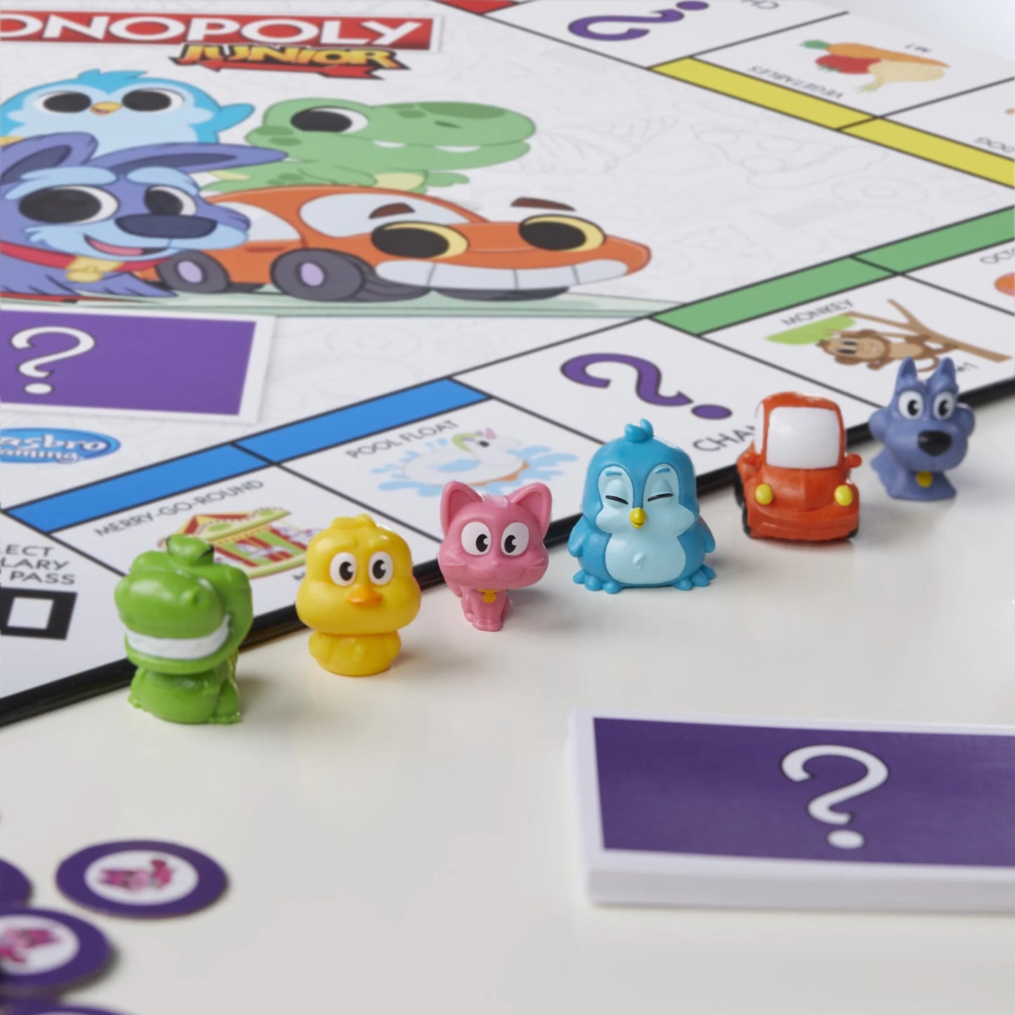 Junior Board Game, 2-Sided Gameboard, 2 Games in 1, Game for Ages 4+