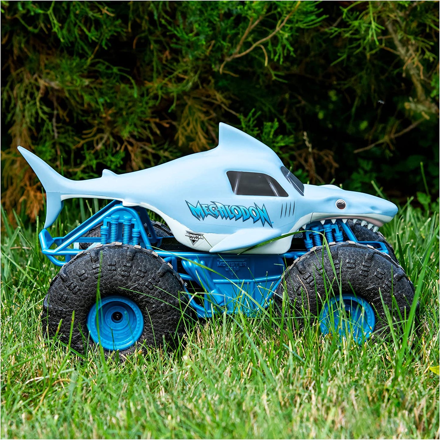 Monster Jam, Official Megalodon Storm All-Terrain Remote Control Monster Truck for Boys and Girls, 1:15 Scale, Kids Toys for Ages 4-6+