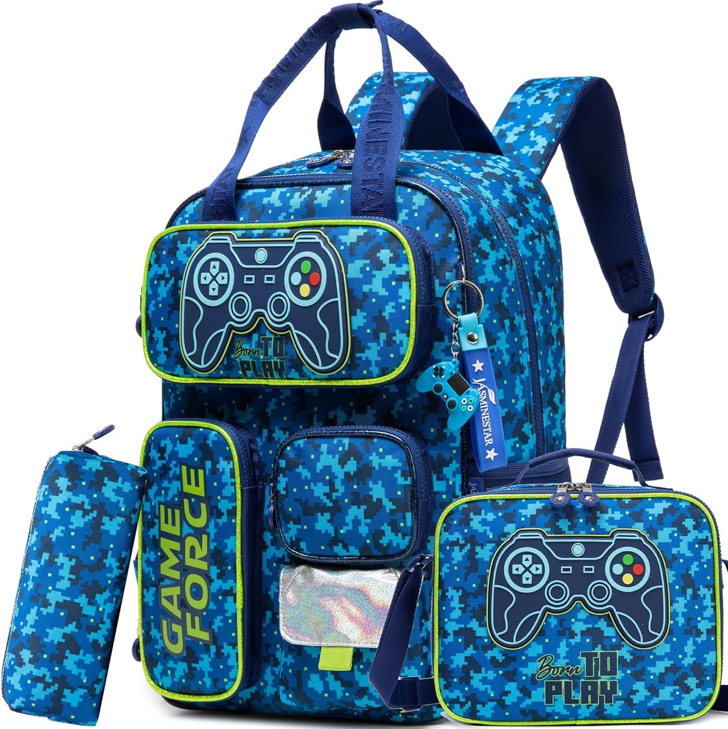 Kids School Backpacks for Girls Backpack with Lunch Bag for Elmentary Students Kids Travel Bookbag for Girls Age 6-12