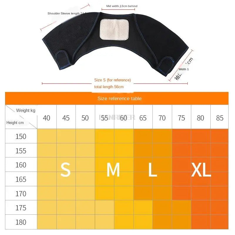Spontaneous Heating Shoulder Pad Far Infrared Shoulder Pad Tomalin Shoulder Massage Magnetic Therapy