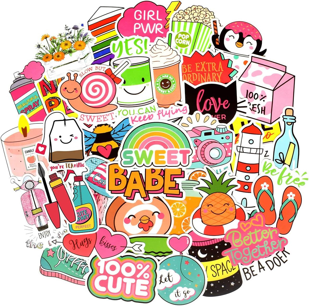 QTL Glow-in-the-Dark Wall Stickers for Kids' Bedrooms - 30-Piece Decorative Set