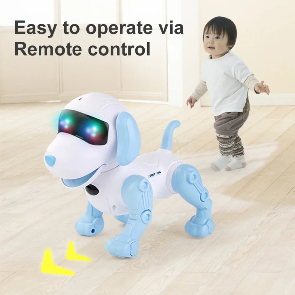 Robot Dog RC Robot Toys for Kids, Programming Singing Dancing Remote Control Smart Robot for Boys Girls Ages 3+ Birthday Christmas Gift