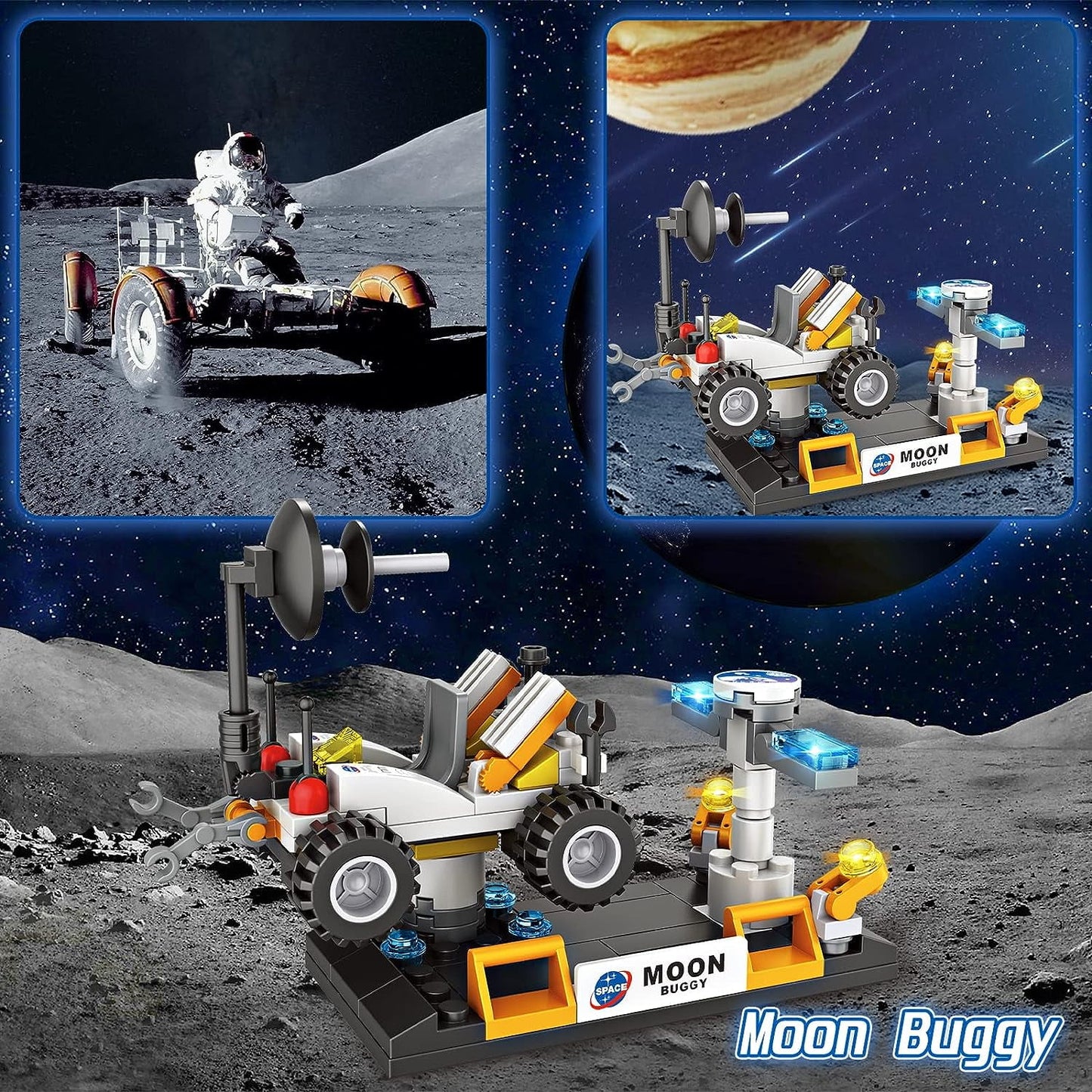 Space Shuttle Toys, Space Rocket Toy Building Blocks Set, Space Model Toys, Cool Spaceship Toy for Kids, STEM Toy for Boys and Girls Age 6-12 (455 PCS)