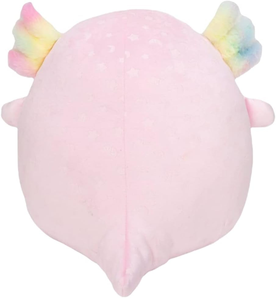 Squishmallows Official Kellytoy 14-Inch Cressida Axolotl Glow-in-the-Dark Soft Plush Toy