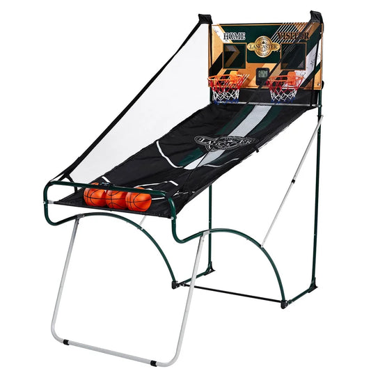 Lancaster Gaming Dual Player Battery-Operated Basketball Arcade Game