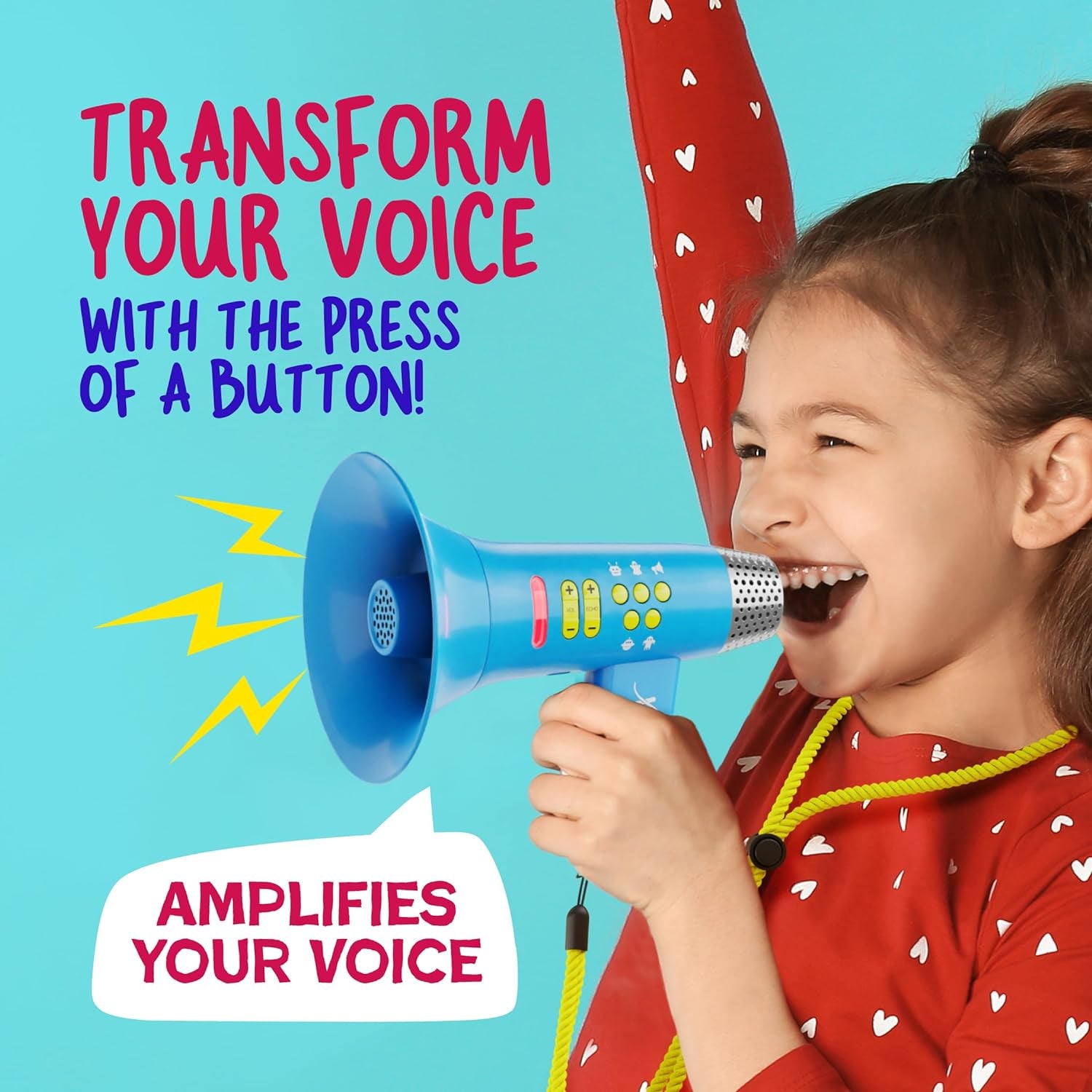 Mini Explorer Voice Changer for Kids - Gifts for Kids - Voice Changing Device for Boys & Girls Ages 3-8+ Olds - Birthday Gifts for 3, 4, 5, 7, 8 Year Old Boy - Outdoor Toys Gift Ideas for Kid, Toddler