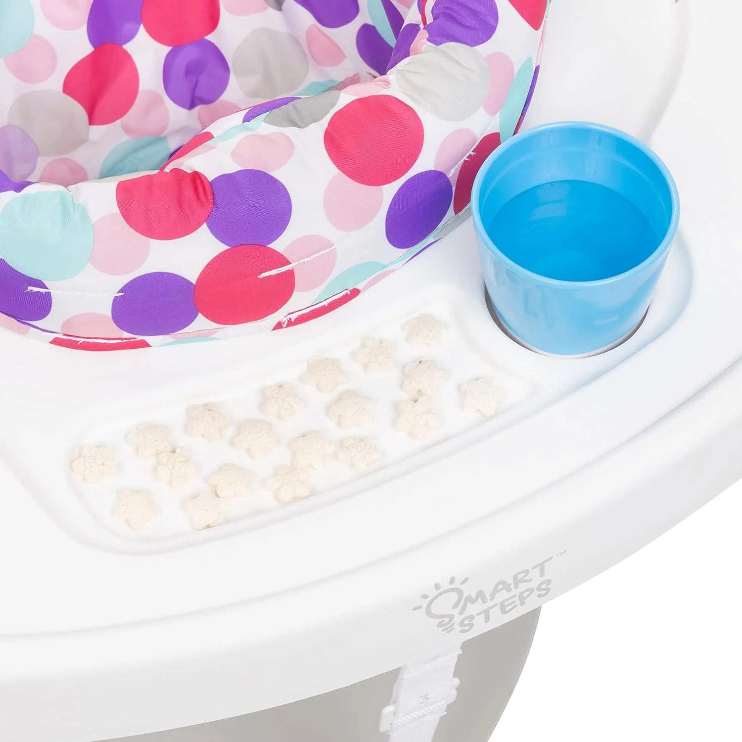 Smart Steps 3-In-1 Bounce N' Play Activity Center plus with STEM Toys, Princess Pink