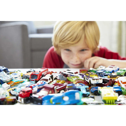 Set of 8 Basic Toy Cars & Trucks in 1:64 Scale Including 1 Exclusive Car, Styles May Vary