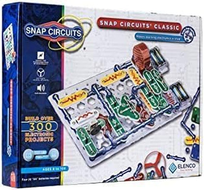 Snap Circuits Jr. SC-100 Electronics Exploration Kit, over 100 Projects, Full Color Project Manual, 28 Parts, STEM Educational Toy for Kids 8 +