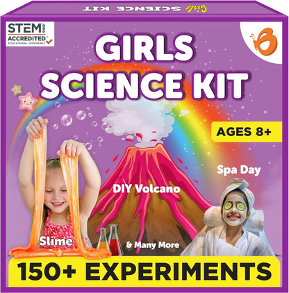 Butterfly Edufields 150+ Science Kits for Kids Age 8-9-10-11-12-13-14 | S.T.E.M Project for Boys & Girls |Science Experiments for Kids 9-12 | Volcano Science Kit |Chemistry Set and Great Gift for Kids