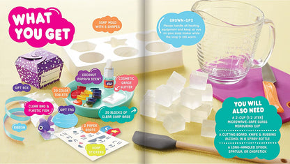 Make Your Own Soap (Klutz Activity Kit) for 72 Months to 180 Months Includes Blocks of Clear Soap Base (20)