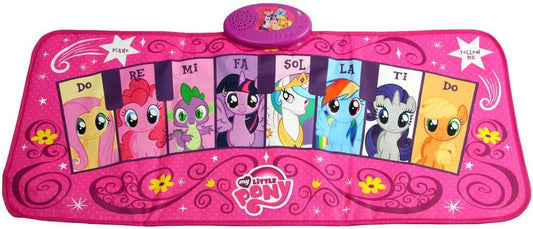 Sakar My Little Pony Electronic Piano Music Mat - Interactive Keyboard Floor Mat for Children, Illuminated Activity Surface, Rhythm Games, and Educational Music Playmat
