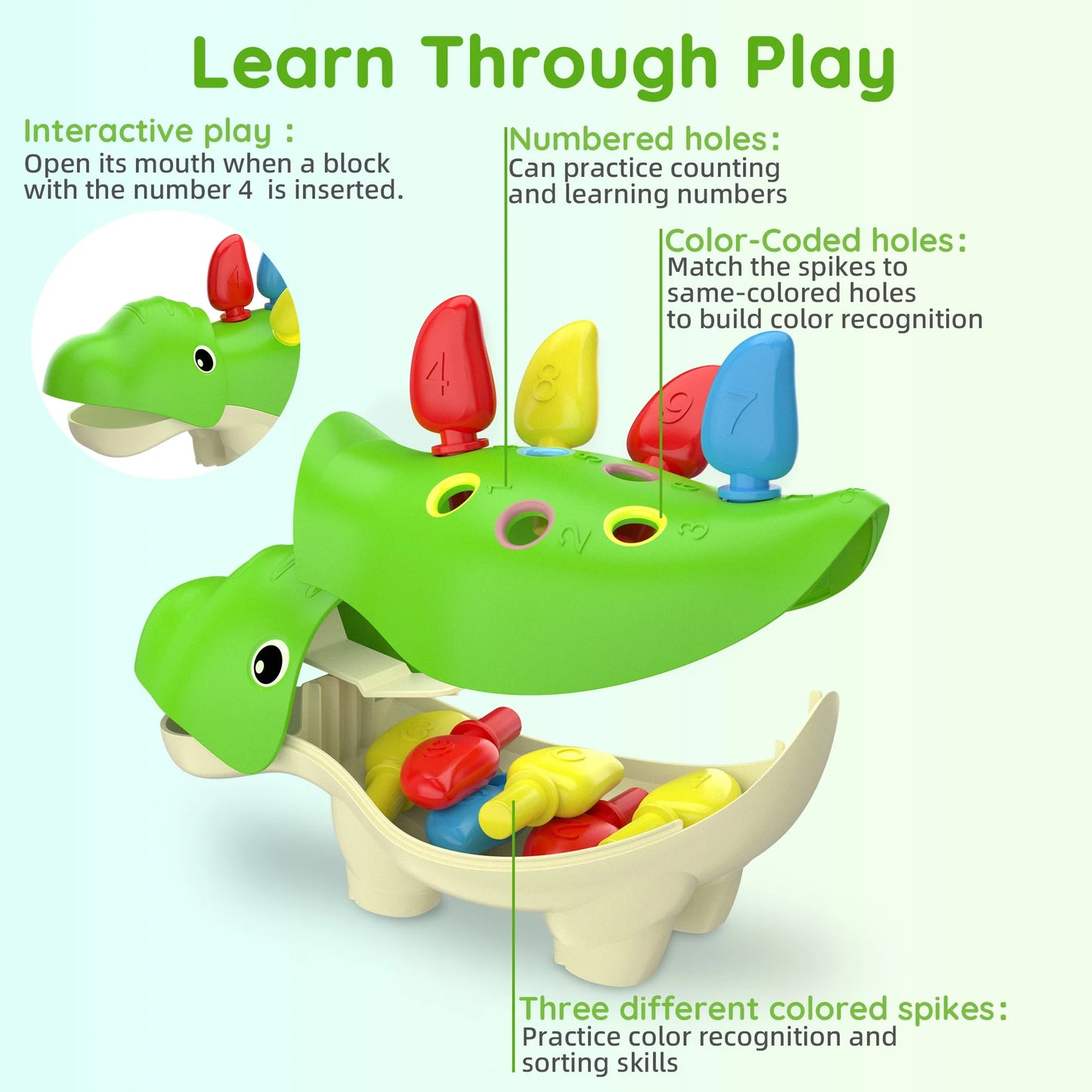 Montessori Learning Toys for 1 Year Old Boys,  Toddlers Baby Educational Sensory Toys Age 1-3 Girls