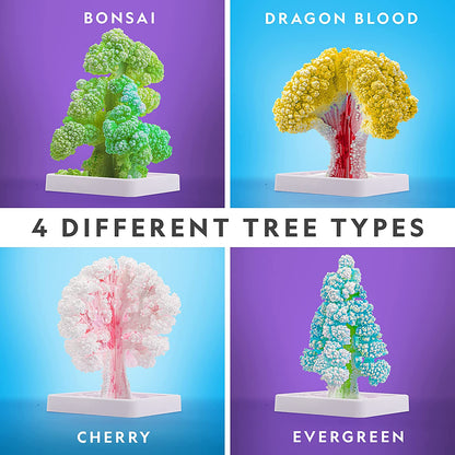 National Geographic Craft Kits for Kids - Crystal Growing Kit, Grow 6 Crystal Trees in Just 6 Hours, Educational Craft Kit with Art Supplies, Geode Specimen, STEM Arts & Crafts Kit (Amazon Exclusive)
