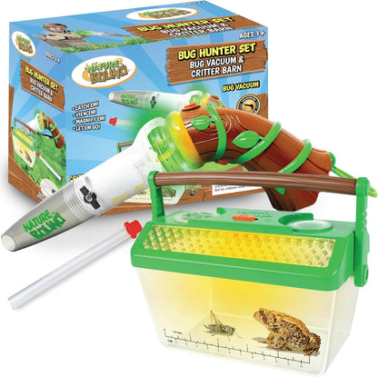 Nature Bound Bug Catcher Vacuum with Light up Critter Habitat Case | Eco-Friendly Outdoor Toys for Kids | Includes Vacuum and Cage | Bug Vacuum for Kids Toy | Bug Catcher Vacuum
