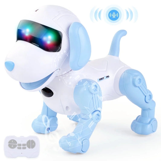 Robot Dog RC Robot Toys for Kids, Programming Singing Dancing Remote Control Smart Robot for Boys Girls Ages 3+ Birthday Christmas Gift