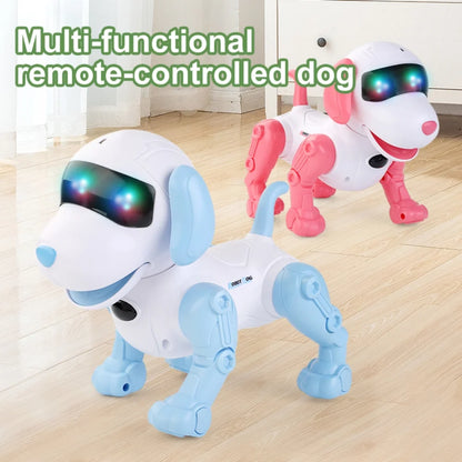 Robot Dog RC Robot Toys for Kids, Programming Singing Dancing Remote Control Smart Robot for Boys Girls Ages 3+ Birthday Christmas Gift