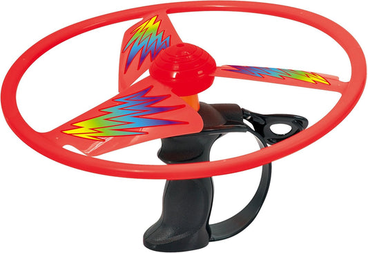 Discovery Toys Sky Spin Aerial Disc Launcher with Dual Large Wings | STEM Educational Toy for Early Childhood Development Ages 6 and Up | Ideal Summer Activity