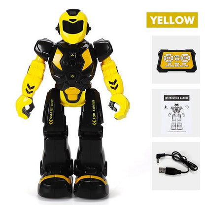 RC Robot Toys for Kid, Intelligent Programmable Robot with Infrared Controller, Dancing, Singing, Moonwalking and LED Eyes, Smart Gesture Sensing Educational Learning for Kids Aged 8+