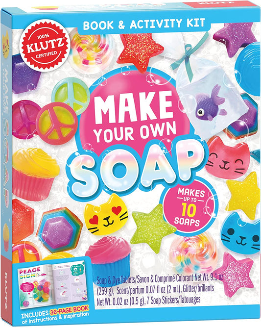 Make Your Own Soap (Klutz Activity Kit) for 72 Months to 180 Months Includes Blocks of Clear Soap Base (20)