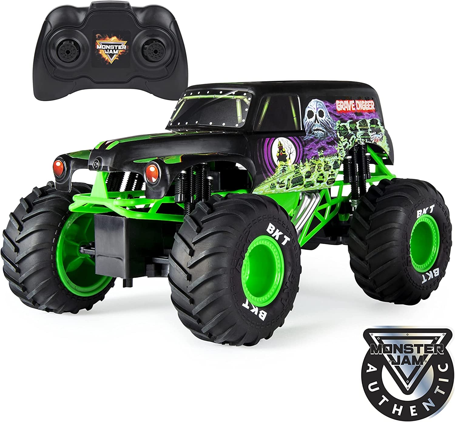 Monster Jam, Official Megalodon Storm All-Terrain Remote Control Monster Truck for Boys and Girls, 1:15 Scale, Kids Toys for Ages 4-6+