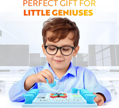 Playz My First Coding & Computer Science Kit - Learn about Binary Codes, Encryption, Algorithms & Pixelation through Fun Puzzling Activities without Using a Computer for Boys, Girls, Teenagers, Kids