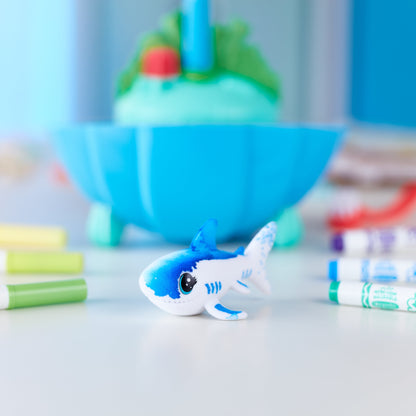 Scribble Scrubbie Ocean Lagoon Toy Set, Coloring Gift for Girls and Boys, Shark Toy for Kids, Arts & Crafts